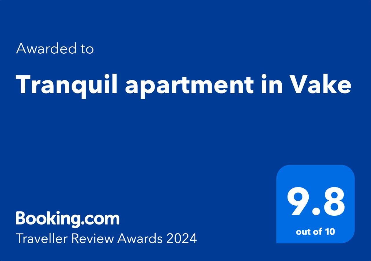 Tranquil Apartment In Vake Tbilisi Exterior foto